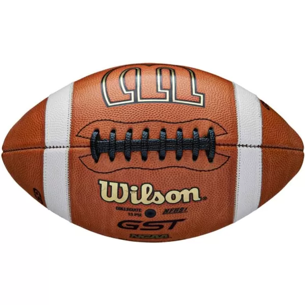 imageWILSON GST Leather Game Football  Official