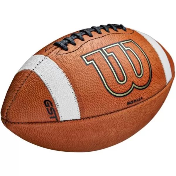 imageWILSON GST Leather Game Football  Official