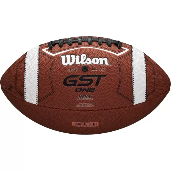 imageWILSON GST SpeedSkin One Football  Brown Official Size