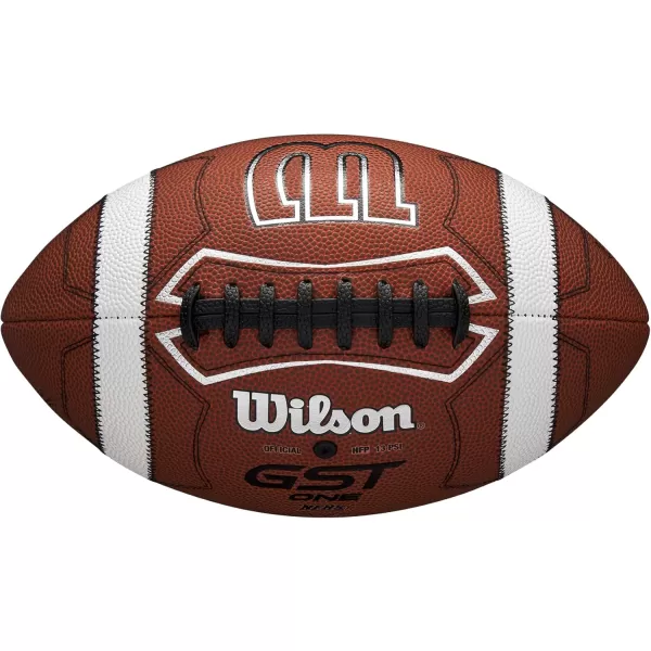 imageWILSON GST SpeedSkin One Football  Brown Official Size