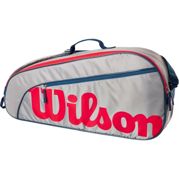 imageWILSON Junior Tennis Racket BagGreyRed