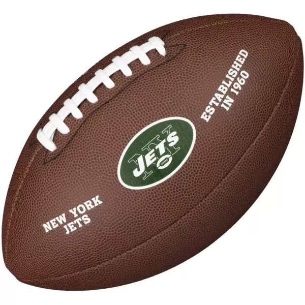 imageWILSON NFL Backyard Legend Football  Official SizeNew York Jets