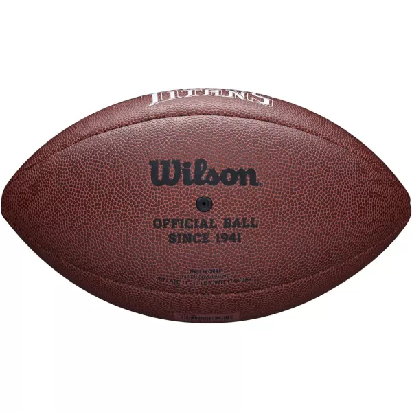 imageWILSON NFL Backyard Legend Football  Official SizeTennessee Titans