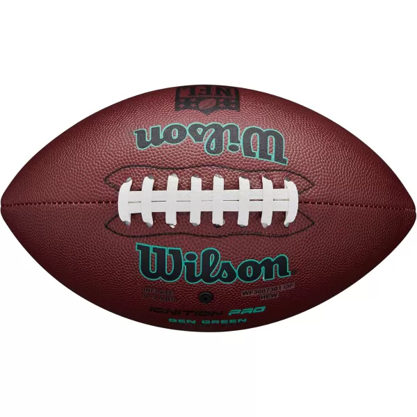 imageWILSON NFL Ignition Pro Eco Footballs  BrownJunior Size