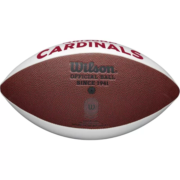 imageWILSON NFL Live Team Autograph FootballArizona Cardinals