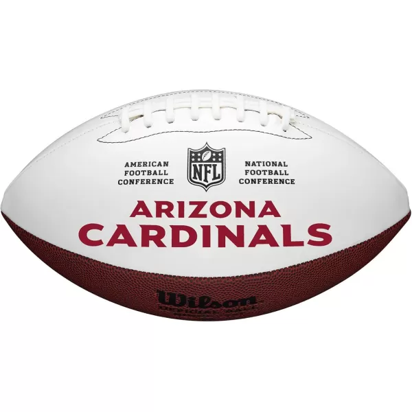 imageWILSON NFL Live Team Autograph FootballArizona Cardinals