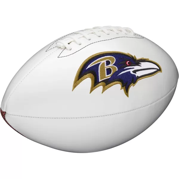 imageWILSON NFL Live Team Autograph FootballBaltimore Ravens