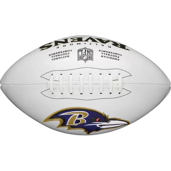 imageWILSON NFL Live Team Autograph FootballBaltimore Ravens