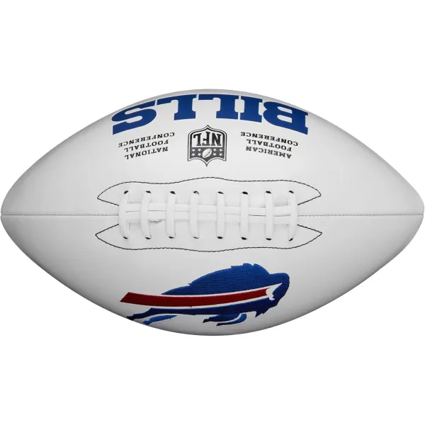 imageWILSON NFL Live Team Autograph FootballBuffalo Bills