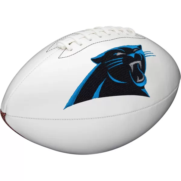 imageWILSON NFL Live Team Autograph FootballCarolina Panthers