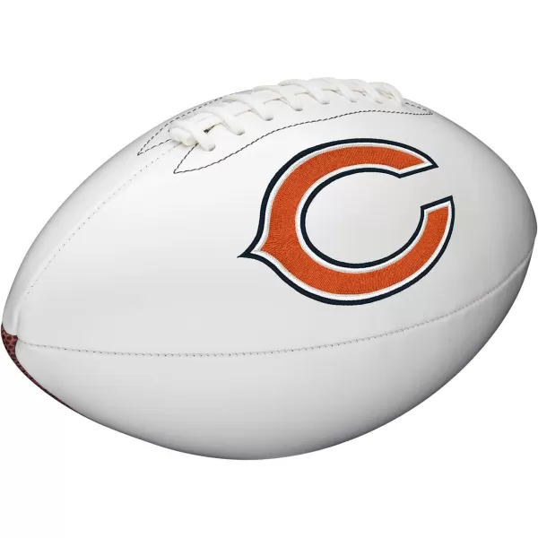 imageWILSON NFL Live Team Autograph FootballChicago Bears