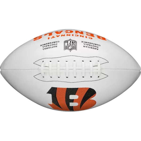 imageWILSON NFL Live Team Autograph FootballCincinnati Bengals