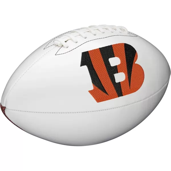 imageWILSON NFL Live Team Autograph FootballCincinnati Bengals