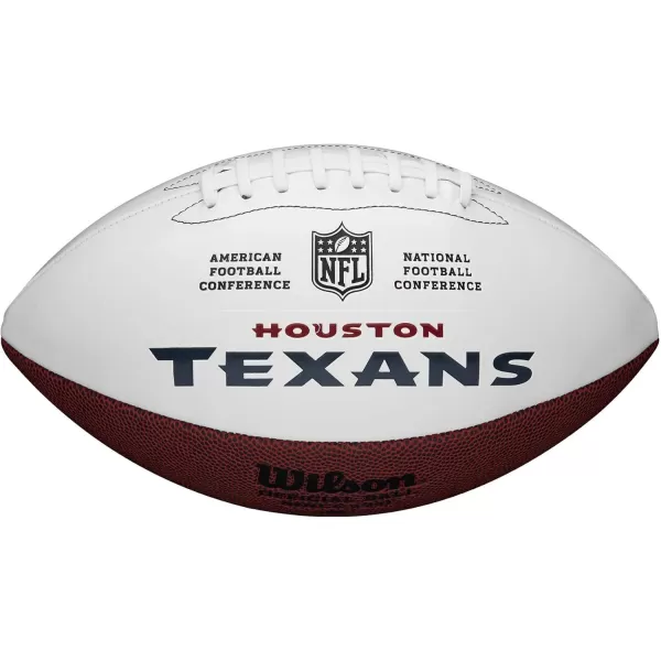 imageWILSON NFL Live Team Autograph FootballHouston Texans