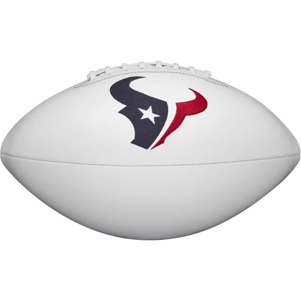 imageWILSON NFL Live Team Autograph FootballHouston Texans