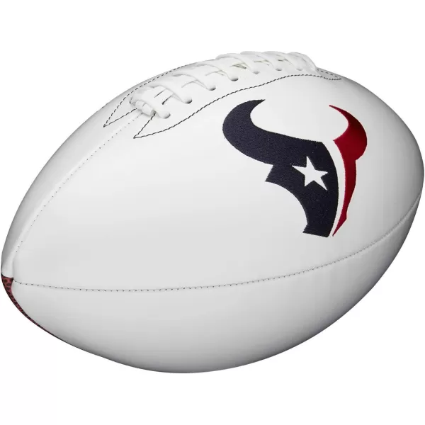 imageWILSON NFL Live Team Autograph FootballHouston Texans