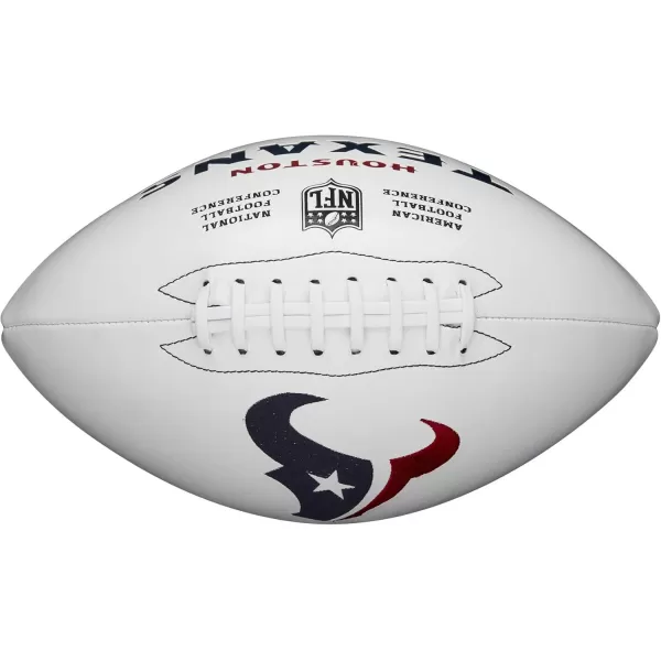 imageWILSON NFL Live Team Autograph FootballHouston Texans