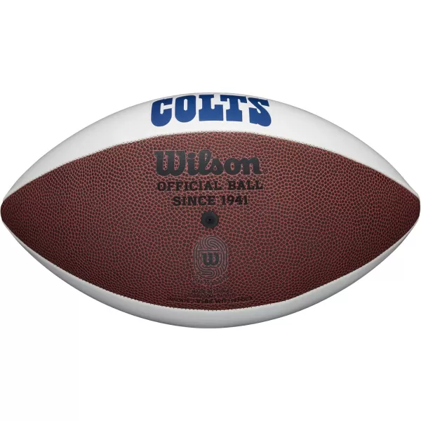 imageWILSON NFL Live Team Autograph FootballIndianapolis Colts