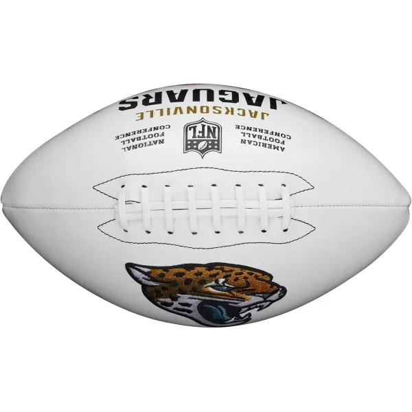 imageWILSON NFL Live Team Autograph FootballJacksonville Jaguars