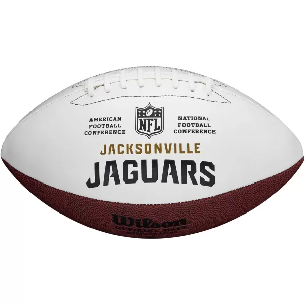 imageWILSON NFL Live Team Autograph FootballJacksonville Jaguars