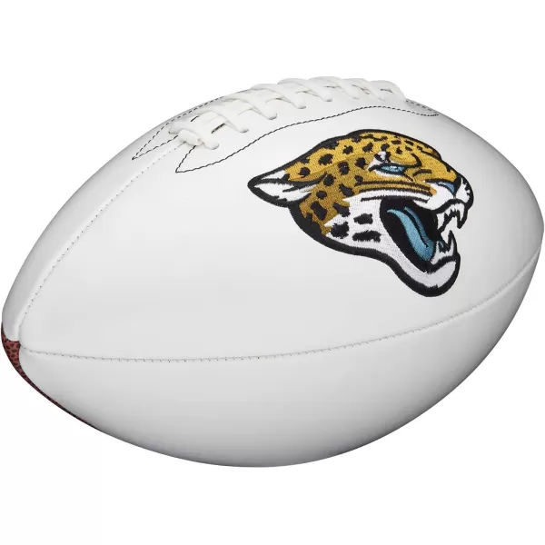 imageWILSON NFL Live Team Autograph FootballJacksonville Jaguars