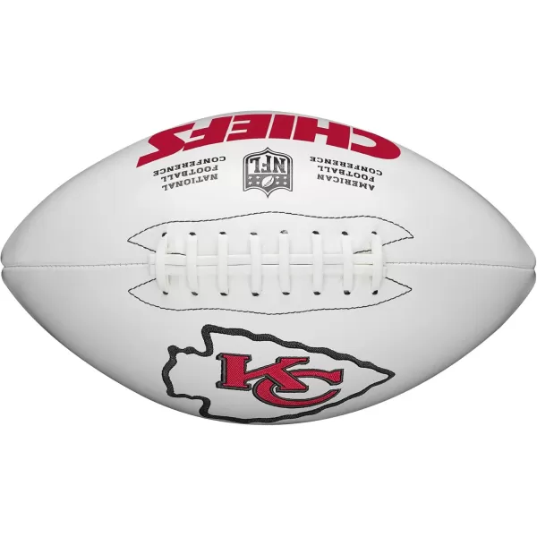 imageWILSON NFL Live Team Autograph FootballKansas City Chiefs