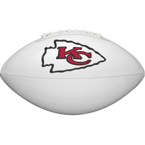 imageWILSON NFL Live Team Autograph FootballKansas City Chiefs