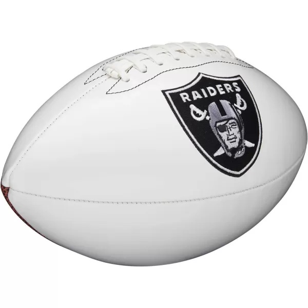 imageWILSON NFL Live Team Autograph FootballLas Vegas Raiders