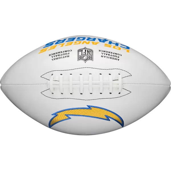 imageWILSON NFL Live Team Autograph FootballLos Angeles Chargers