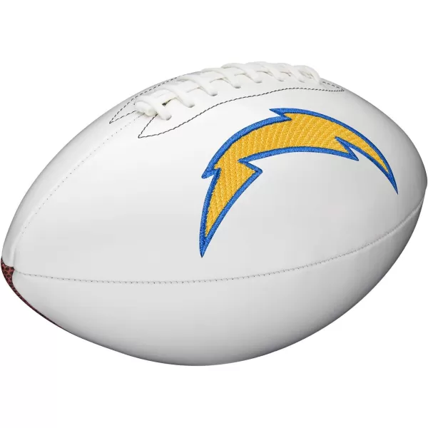 imageWILSON NFL Live Team Autograph FootballLos Angeles Chargers