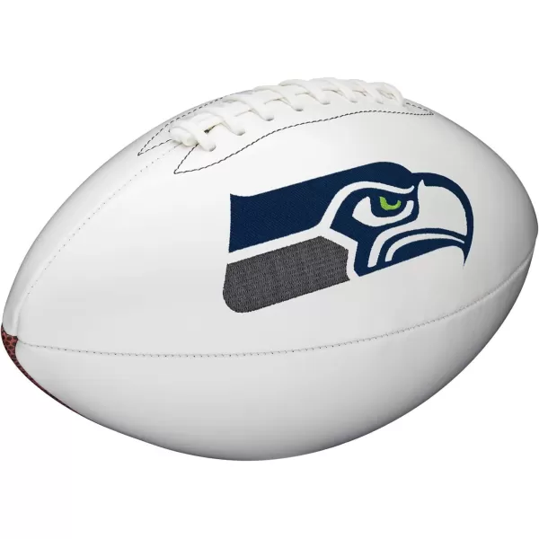 imageWILSON NFL Live Team Autograph FootballSeattle Seahawks