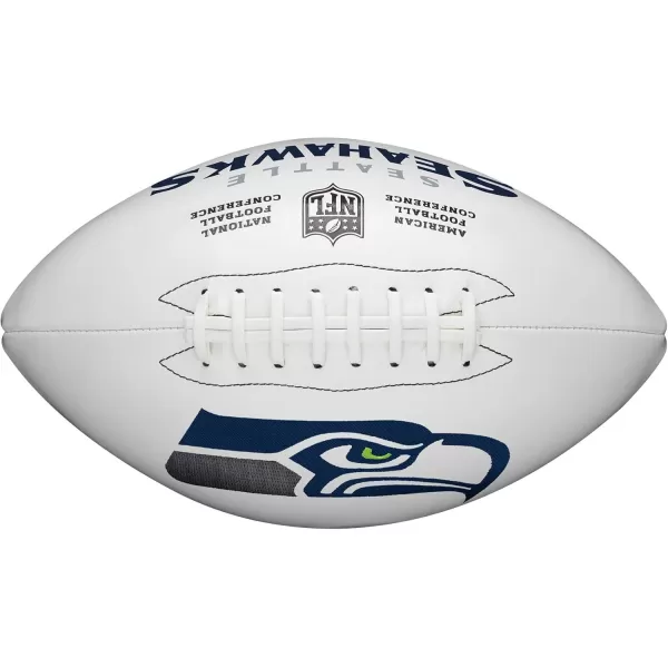 imageWILSON NFL Live Team Autograph FootballSeattle Seahawks