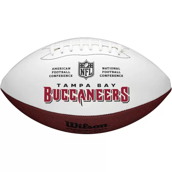 imageWILSON NFL Live Team Autograph FootballTampa Bay Buccaneers