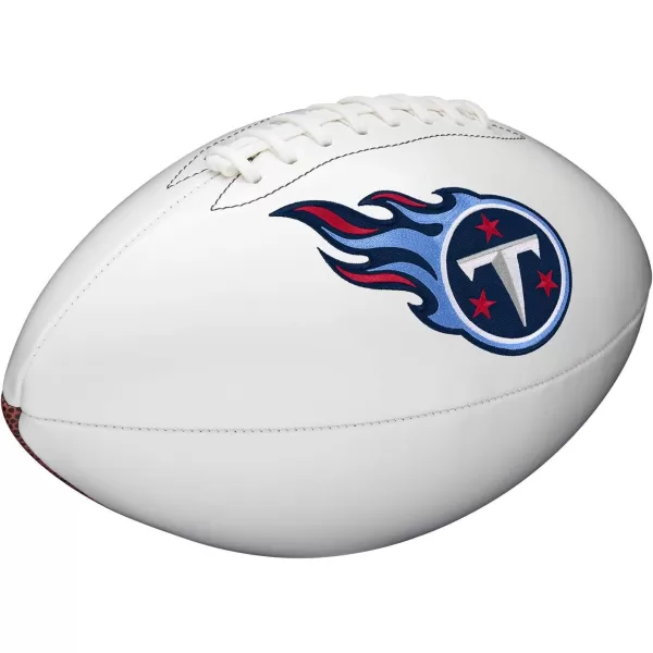 imageWILSON NFL Live Team Autograph FootballTennessee Titans