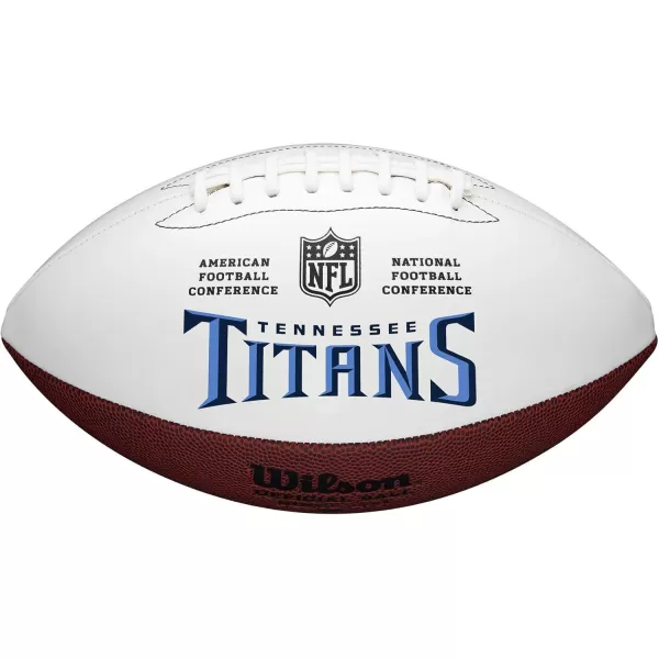 imageWILSON NFL Live Team Autograph FootballTennessee Titans