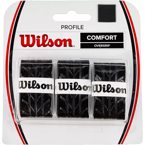 imageWILSON Pro Sensation Tennis Racket Overgrip Pro Sensation Black Pack of 12 Model WRZ4011BKBlack