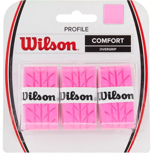 imageWILSON Pro Sensation Tennis Racket Overgrip Pro Sensation Black Pack of 12 Model WRZ4011BKPink