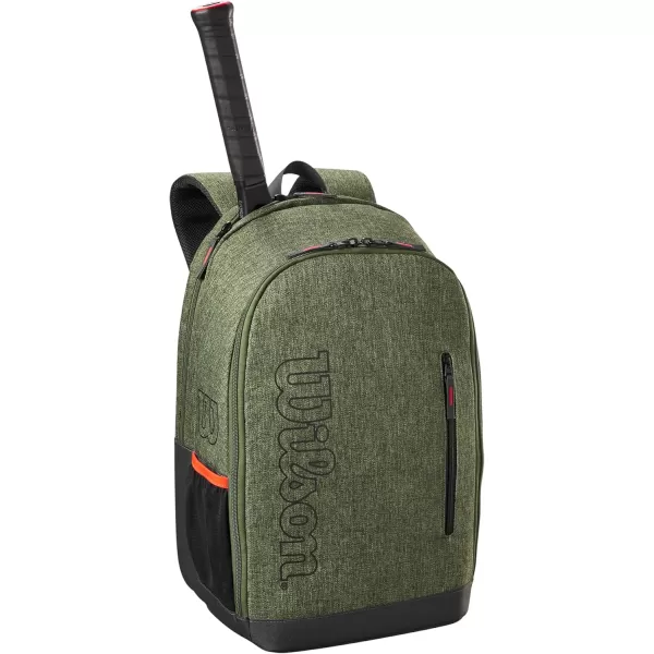 imageWILSON Team Tennis Racket Bag  Heather Green and Heather GreyHeather Green