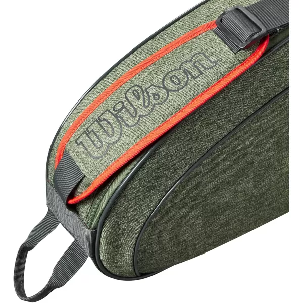 imageWILSON Team Tennis Racket Bag  Heather Green and Heather GreyHeather Green