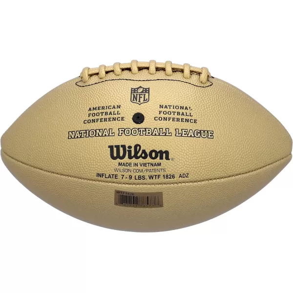 imageWilson NFL Authentic Footballs  The DukeGold