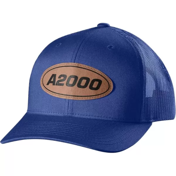 imageWILSON A2000 Leather Patch Snapback HatRoyal