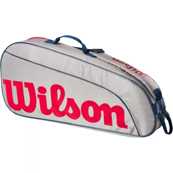 imageWILSON Junior Tennis Racket BagGreyRed