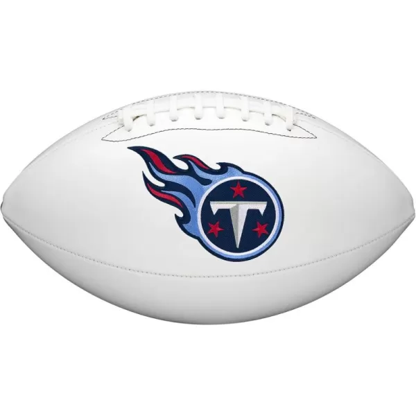 imageWILSON NFL Live Team Autograph FootballTennessee Titans