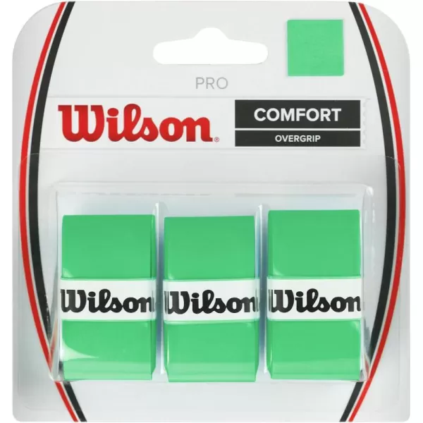 imageWILSON Pro Sensation Tennis Racket Overgrip Pro Sensation Black Pack of 12 Model WRZ4011BKGreen