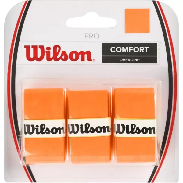 imageWILSON Pro Sensation Tennis Racket Overgrip Pro Sensation Black Pack of 12 Model WRZ4011BKOrange