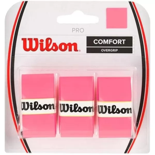 imageWILSON Pro Sensation Tennis Racket Overgrip Pro Sensation Black Pack of 12 Model WRZ4011BKPink