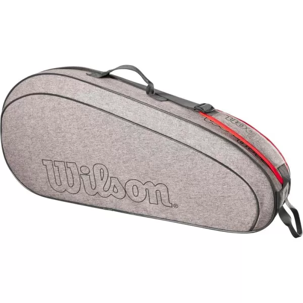 imageWILSON Team Tennis Racket Bag  Heather Green and Heather GreyHeather Grey