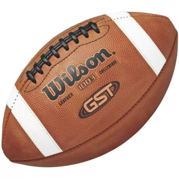 imageWilson GST Game Football  Official SizeBrown