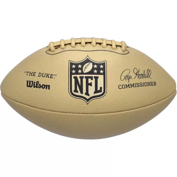 imageWilson NFL Authentic Footballs  The DukeGold