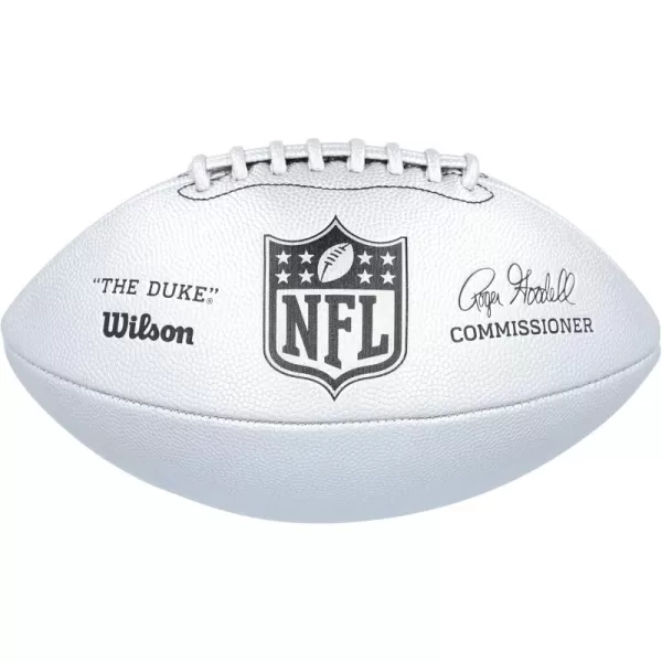 imageWilson NFL Authentic Footballs  The DukeSilver